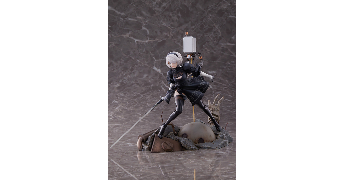 NieR:Automata】Ver1.1a 2Bの1/7スケールフィギュアが予約開始 NieR:Automata】Ver1.1a 2Bの1/7スケールフィギュアが予約開始