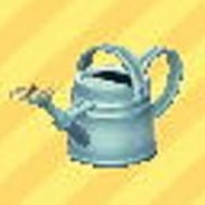 ブリキのジョウロの画像