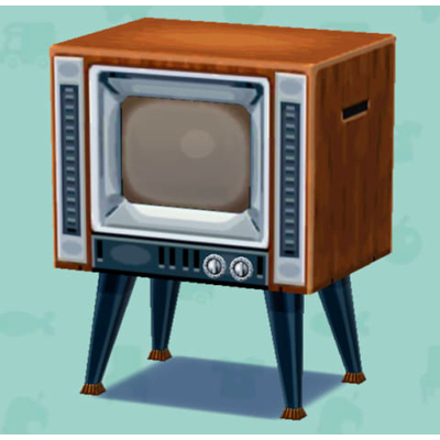 レトロなテレビの画像
