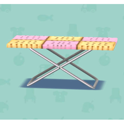 おかしのテーブル-ピンクの画像