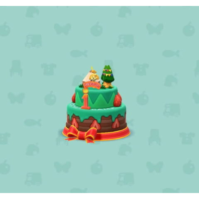 1周年のケーキの画像