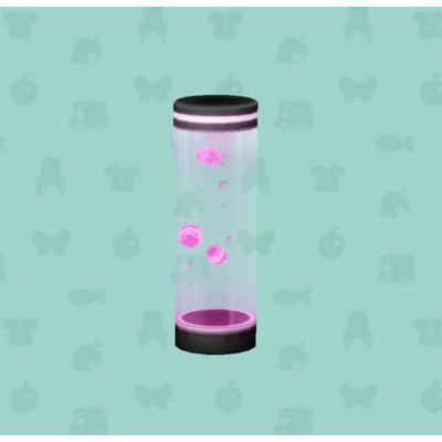 ピンクのクラゲのすいそうの画像