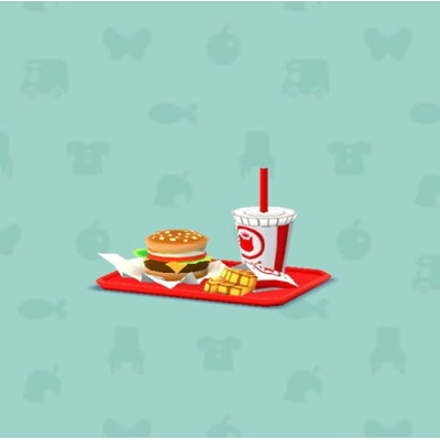 ハンバーガーセットの画像