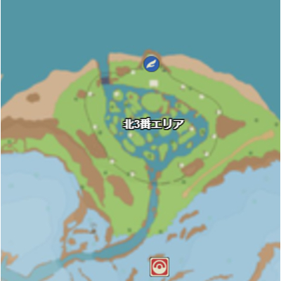 北3番エリアの画像
