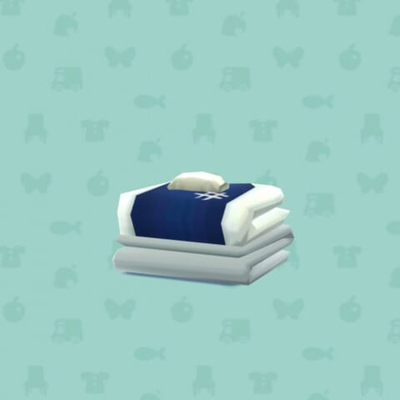 たたまれたふとんの画像