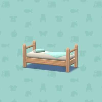 だらしないベッドの画像
