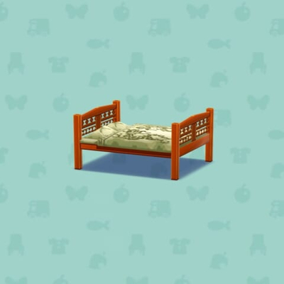 アジアなベッドの画像