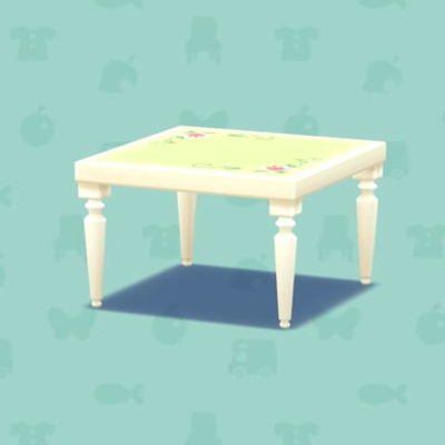 しょっきてんのミニテーブルの画像