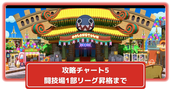 闘技場1部リーグ昇格までの画像