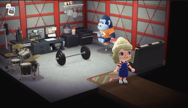 ダンベルの部屋の画像