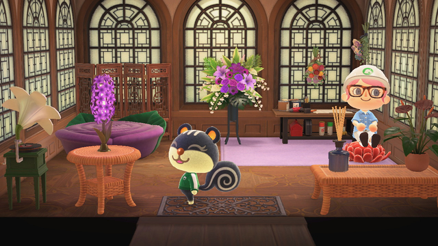 シルエットの部屋の画像