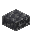 深層岩の丸石のハーフブロック