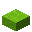 黄緑色の羊毛のハーフブロック
