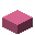 桃色のコンクリートのハーフブロック
