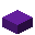 紫色のコンクリートのハーフブロック