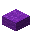 紫色の羊毛のハーフブロック