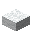 白色の羊毛のハーフブロック